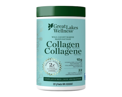 Great Lakes Wellness Collagéne de marin Non Aromatise - 227 G