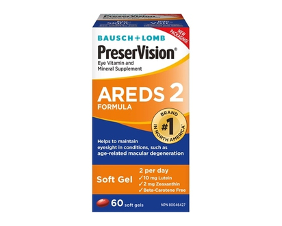 Bausch+Lomb Preservision Eye Vitamin And Mineral Supplement Areds 2 Formula - 60.0 EA