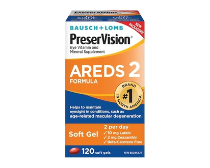 Bausch+Lomb Preservision Capsules Eye Vitamin And Mineral Supplement - 120.0 EA