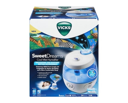 Vicks Sweet Dreams Cool Mist Humidifier, Blue - 1.0 EA