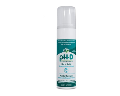 Mousse nettoyante à l’acide borique pH-D, sensible - 177 ML