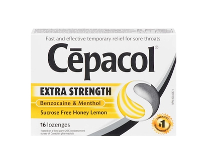 Cepacol Extra Strength Sucrose Free Honey Lemon, Sore Throat Lozenges - 16.0 EA