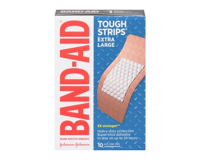 Band-Aid Tough Strips, XL - 10.0 EA