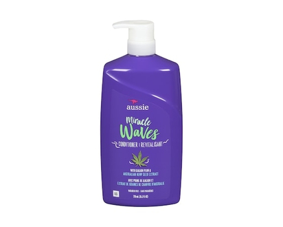 Aussie Miracle Waves Anti-Frizz Hemp Conditioner - 778.0 ML