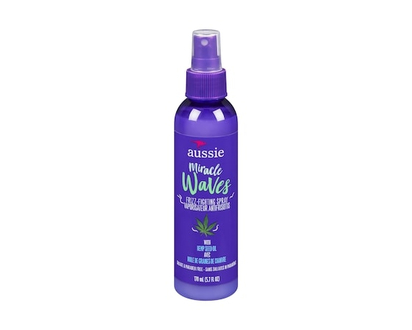 Aussie Miracle Waves Frizz-Fighting Spray with Hemp Seed Oil, Paraben Free, Sulfate Free - 170.0 ML