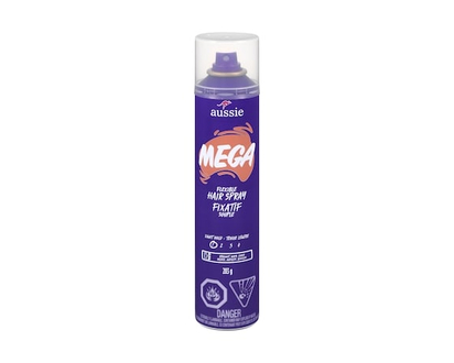 Aussie Mega Flexible Hair Spray for Curly Hair, Straight Hair, and Wavy Hair - 283.0 G
