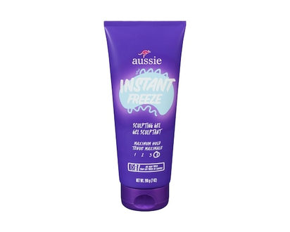 Aussie Instant Freeze Sculpting Gel for Curly Hair, Straight Hair, and Wavy Hair - 198.0 G