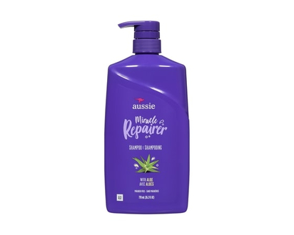 Aussie Miracle Repairer Shampoo with Aloe for All Hair Types - 778.0 ML