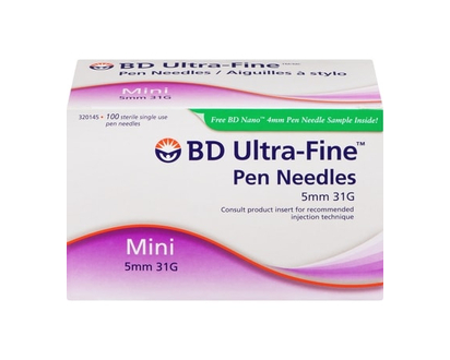 Bd BD Ultra-Fine Aiguilles à Stylo 5mm - 100 CHA