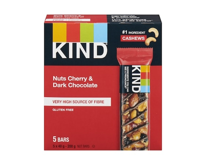 Kind Nuts Cherry & Dark Chocolate Bar - 200.0 G
