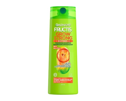 Garnier Fructis Grow Strong Thickening Shampoo for Fine Hair, with Vitamin C - 370.0 ML