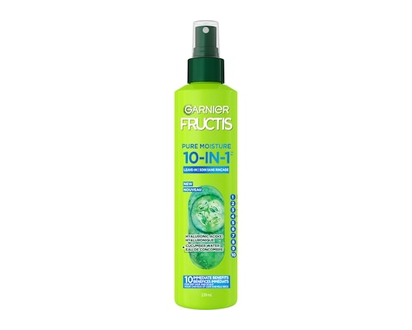 Garnier Fructis Pure Moisture 10-In-1 Leave-In Hyaluronic Acid + Cucumber Water For Dry Hair And Scalp - 239.0 ML
