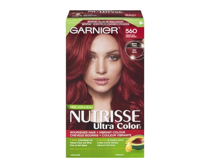 Garnier Nutrisse Ultra Color Coloration Permanente, Rouge Vibrant - 1.0 EA