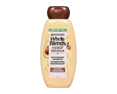 Garnier Whole Blends Shampoo, Avocado Oil & Shea Butter - 370.0 ML