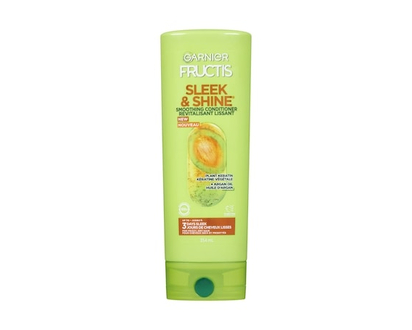 Garnier Sleek & Shine Revitalisant Fortifiant Cheveux Frisés, Secs - 354.0 ML