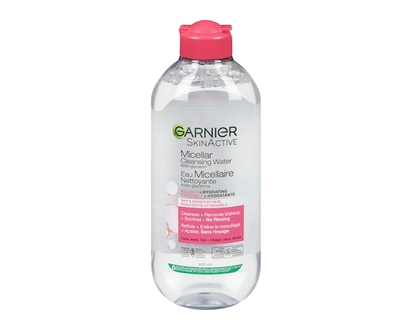 Garnier Micellar Water Facial Cleanser and Makeup Remover with Rose Water - 400.0 ML