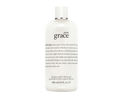 Philosophy gel douche et bain, corps et cheveux pure grace - 480 ML
