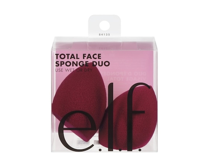 Elf Total Face Sponge Duo - 2.0 EA