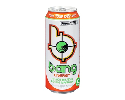 Bang Energy Drink Zero Sugar Peach Mango - 473.0 ML