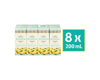 Arizona 100% Natural Iced Tea with Lemon - 200.0 ML