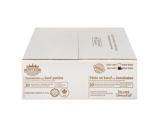 Jamaican Beef Patties, Mild - 30.0 EA