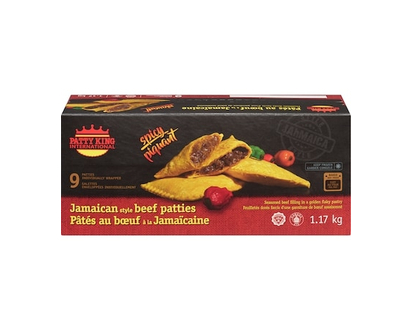 Pattyking Jamaican Beef Patties, Spicy Hot - 1.17 KG