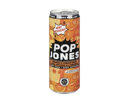 Jones Soda Craft Soda Orange & Cream Soda - 355.0 ML