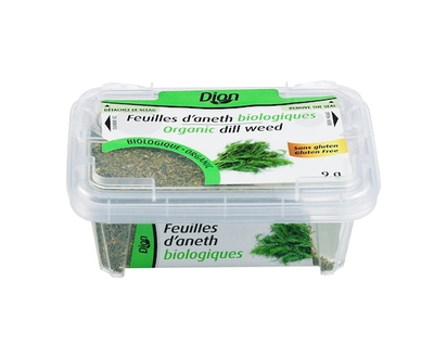 Dion Feuilles d'aneth biologiques - 9.0 G