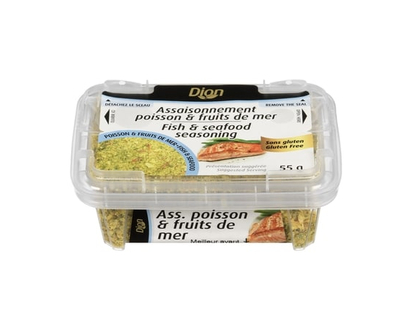 Assaisonnement pour poissons et fruits de mer - 55.0 G