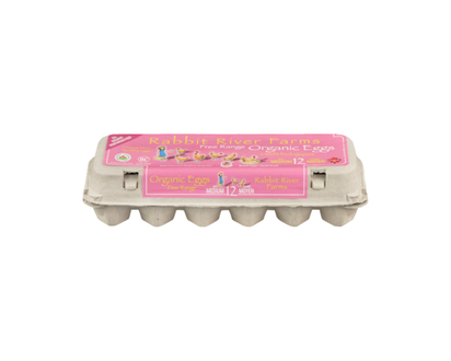 Rabbit River Organic Eggs, Medium - 12.0 EA