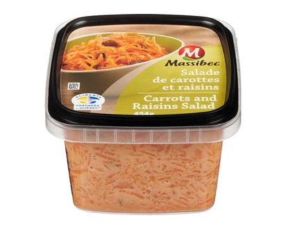 Massibec Salade de Carottes et Raisins - 454.0 G