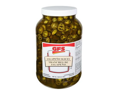 Jalapeno Pepper Slices - 4.0 L