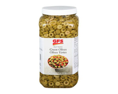 Sliced Green Olives - 4.0 L
