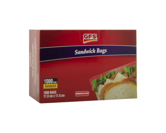Clear Plastic Sandwich Bags - 250.0 EA