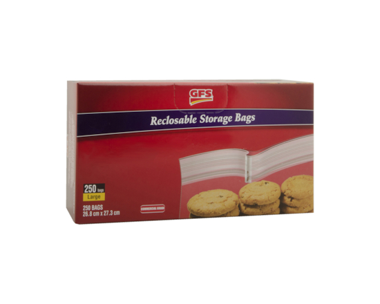 Clear Plastic Reclosable Bags, Large - 1000 EA
