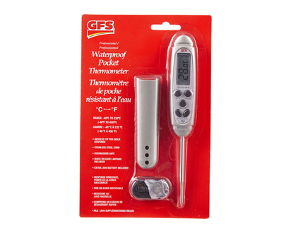 Digital Thermometer, -40-450°F / -40 - 230°C - 1.0 EA