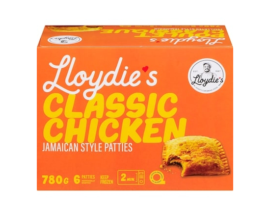 Lloydie's Feuilletés style jamaïcain poulet classique - 6.0 EA