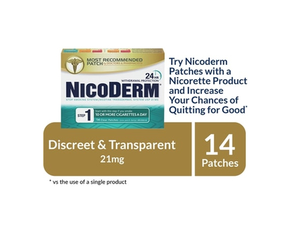 Nicoderm Clear Patches, Step 1 - 14.0 EA