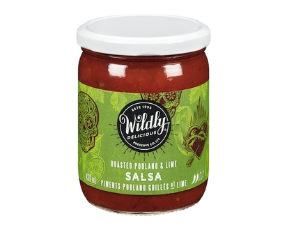 Wildly Delicious Salsa Roasted Poblano & Lime - 430.0 ML