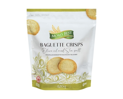Mom's Best Baguette Crisps Olive Oil And Sea Salt - 120.0 G