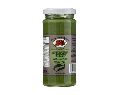 AKIS Fresh Green Chili Chutney - 250.0 ML