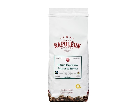 Café Napoléon Café en grain espresso roma 75 corsé - 650.0 G