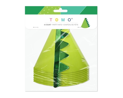 Dinosaur 8CT PARTY HATS - 1.0 EA