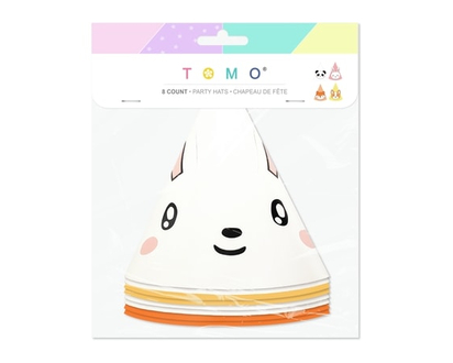 Tomo Kawaii 8ct Party Hats - 8.0 EA