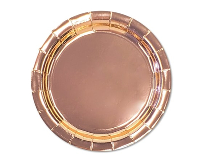 Tomo Occasion 8ct Round Plates Rose Gold - 8.0 EA