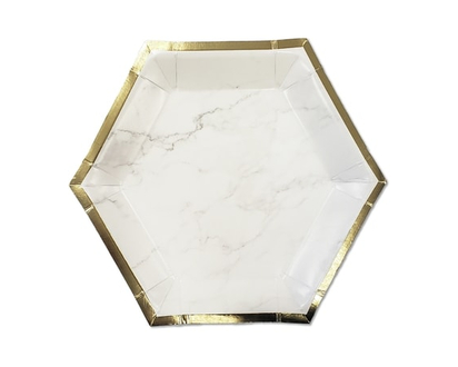 Tomo Occasion 8ct Marble Plates - 8.0 EA