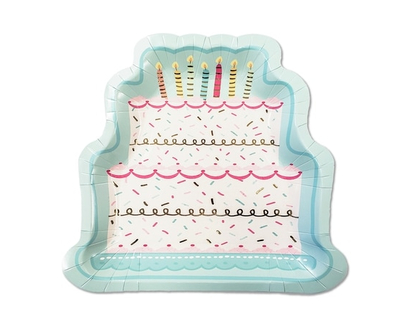 Tomo Generic 8ct Cake Shaped Plates - 8.0 EA