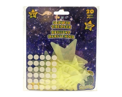 20ct Glow in the Dark Star - 1.0 EA