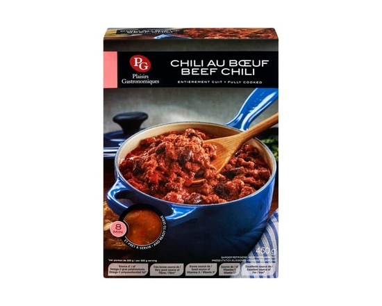 Plaisirs Gastronomiques Chili au bœuf - 450.0 G