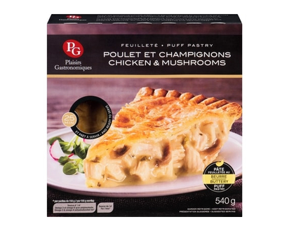 Plaisirs Gastronomiques Feuilleté Poulet et Champignons - 540.0 G